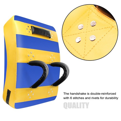 Strike Shield Kickpad groß Kickboxen gebogener Fokus Boxen Muay Thai MMA UFC - Bild 7 von 10