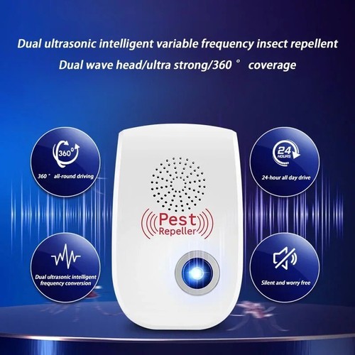 3-Pack Ultrasonic Pest Repeller Night Light – Plug-In Multi-Pest Control Lamp UK - Picture 4 of 7