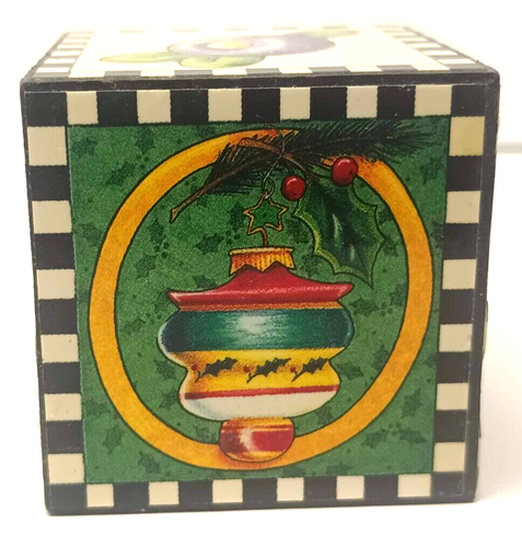 Bloque de escritorio decorativo vintage "Engelblock" CAO2 CEREZAS Mary Engelbreit 1,75" - Imagen 3 de 13