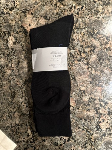 Calvin Klein Mens 4 Pairs Cotton Stretch Logo Gray/Black Crew Sock Set One Size - Picture 2 of 7