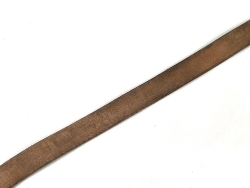 Bundeswehr cinturón pantalón cuero ennegrecido, longitud total 106 cm - Imagen 7 de 10