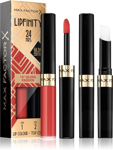 Max Factor Lipfinity 24 Hrs Gilded Edition 2 In 1 Rich Colour Stunning Shades - Picture 4 of 14