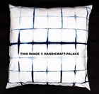 26" Cotton Tie Dye Cushion Cover Indigo Blue Pillow Sham Throw Indian Home Decor