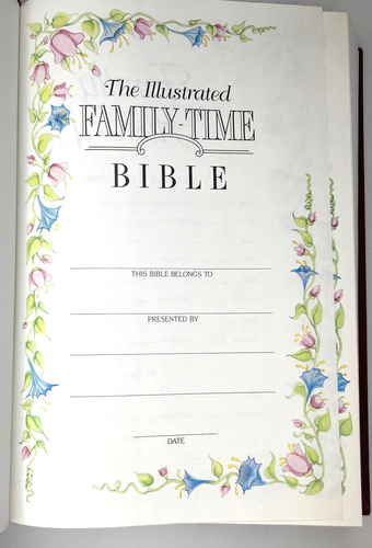 Thomas Nelson Publishers The Illustrated Family-Time Bible NKJV Hardcover 1994 - Picture 9 of 24
