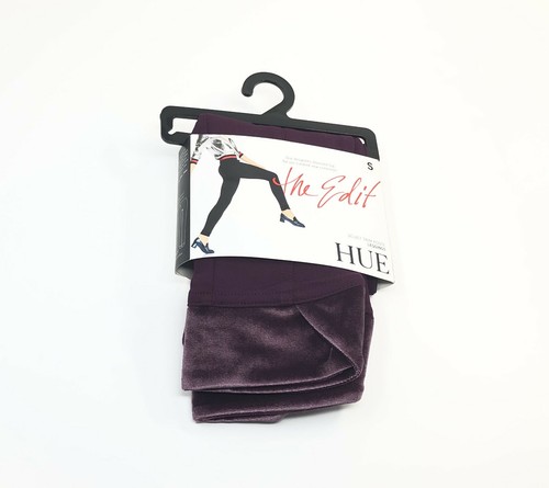 HUE Velvet Trim Ponte Leggings New With Tags - Picture 3 of 4