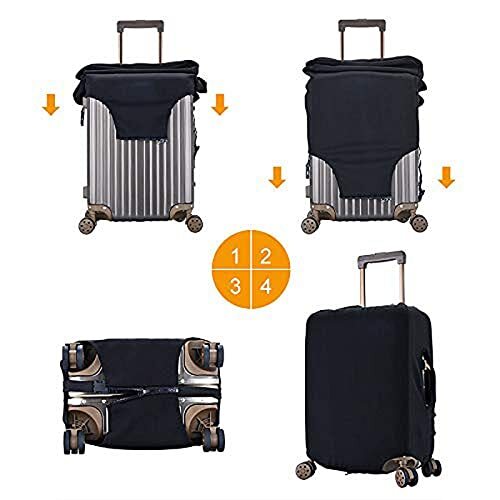 Luggage Cover Elastic Washable Stretch S (18-21 inch suitcase) Cute Cat 1 - Picture 4 of 7