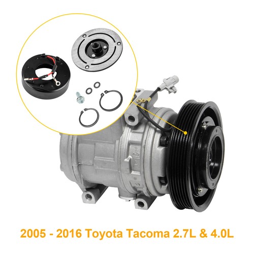 For 2005 2006 2007-2015 Toyota Tacoma 2.7L & 4.0L AC Compressor Clutch 10348090 - Picture 5 of 9