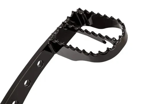 Palanca de freno de acero con recubrimiento en polvo negro Burly para Fat Boy Lo 09-17 Foto 4 de 4