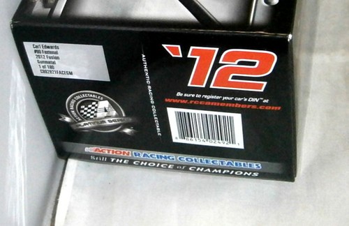 1:24 ACTION LIONEL 2012 #99 FASTENAL GUNMETAL FUSION CARL EDWARDS NIB 1/180 - Picture 6 of 6