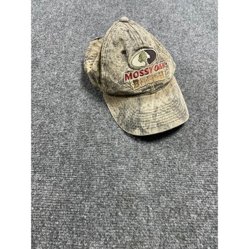 Cappello Berretto Uomo Mossy Oak Brush Motivo Mimetico Cinghia Regolabile Tela - Foto 3 di 4