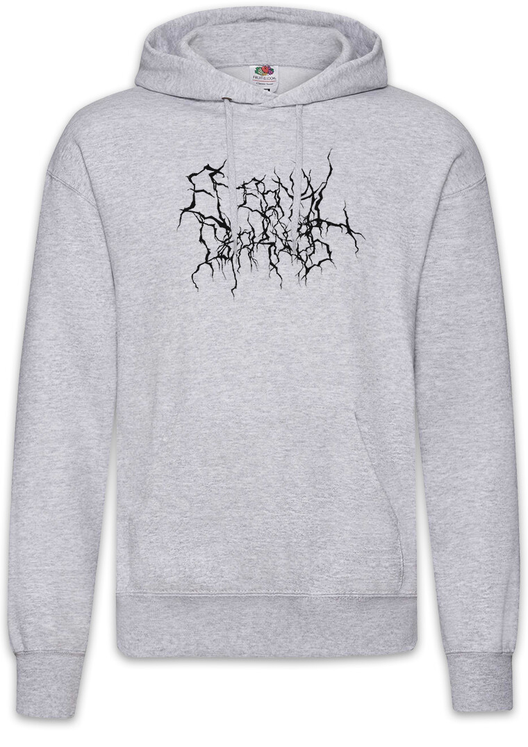 Sudadera con Capucha Frost Typo Blackmetal Oscuridad Eterna Verdadero Death Metal