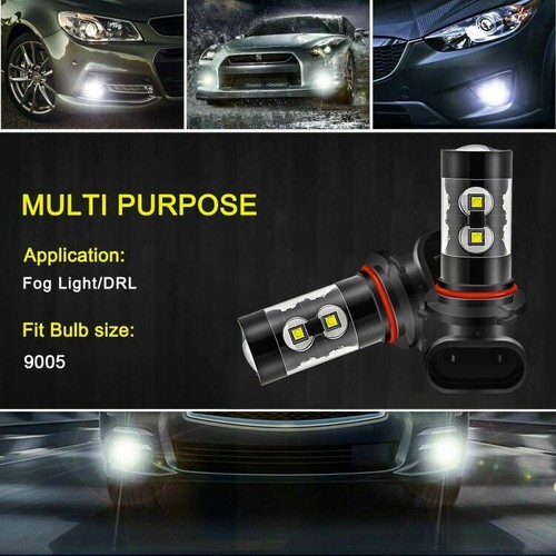 For Lincoln Mark LT 2006 2007 2008 LED Headlight + Fog Light 4PC Bulbs - Picture 14 of 15