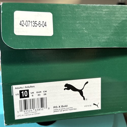 Puma Buzz Lightyear - Puma RS-X Bold Size 10 Mens 372715-02 AUTHENTIC DISNEY NEW - Picture 6 of 6