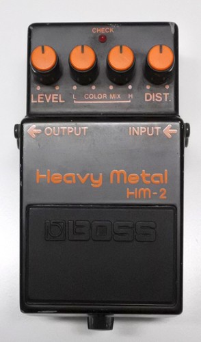 BOSS HM-2 Heavy Metal Guitar Effects Pedal MIJ 1985 #682 DHL Express or EMS