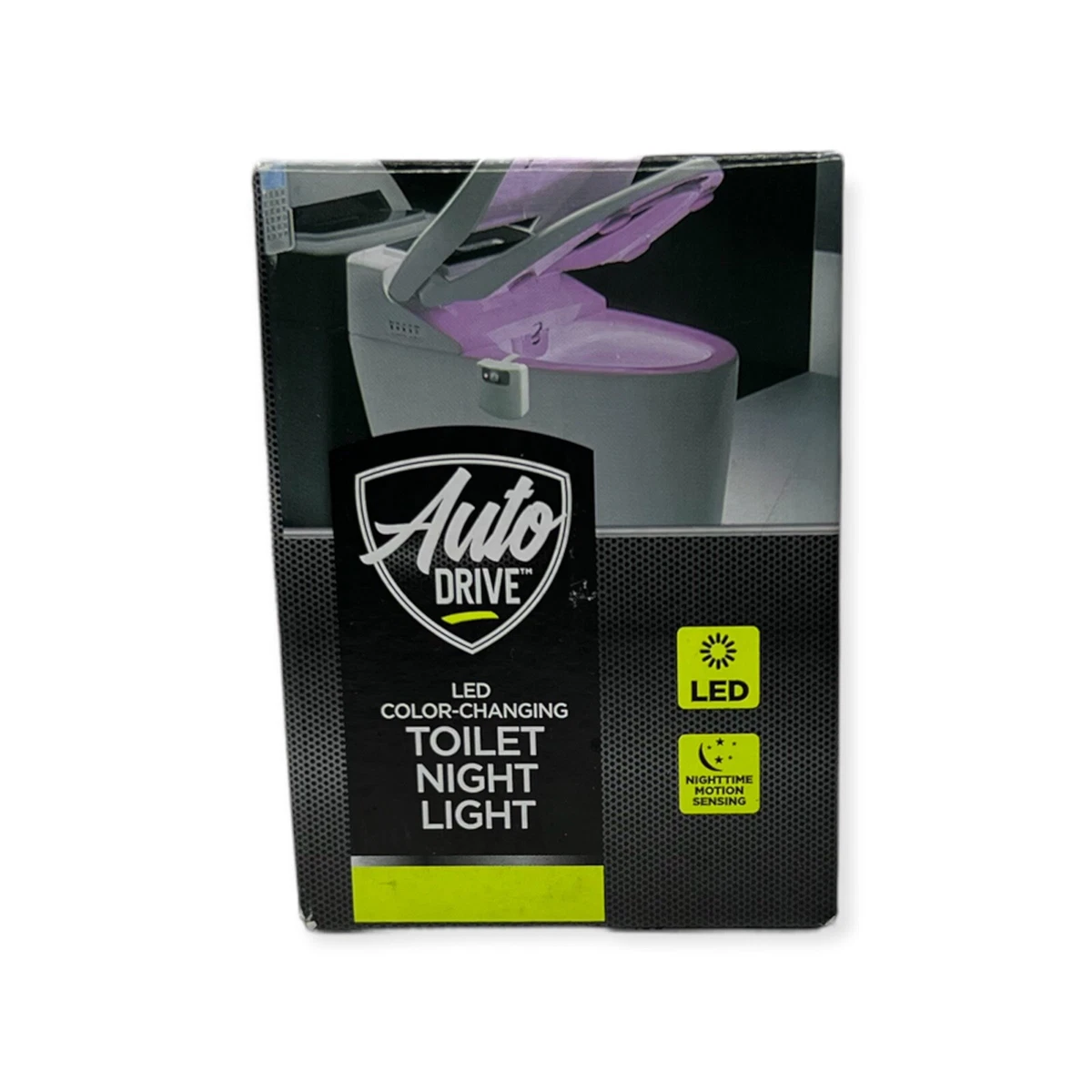 Auto drive toilet night light deals