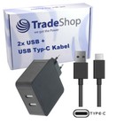 2400mA Netzteil ladegerät Datenkabel mit USB-C 3.1 Anschluss Adapter 2,4A +Kabel