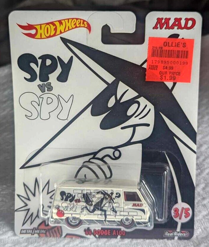Hot Wheels 2017 Pop Culture MAD Magazine Spy vs Spy '66 Dodge Van 3/5 - Bild 3 von 5
