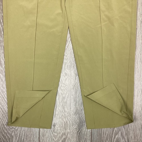 Pantalón Mujer Athleta Verde Recto Cremallera Bolsillo 10 RN-54023 - Imagen 3 de 7