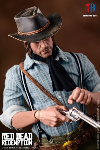 Pre-Sale THTOYS THA003 1/6 Wilderness Cowboys John Marston Figure with Horse - Picture 8 of 17