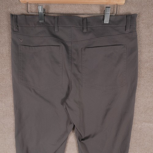 Pantaloni da golf Callaway elasticizzati tecnici uomo 32x30 grigio scuro chino attivi tutti i giorni pan - Foto 12 di 18