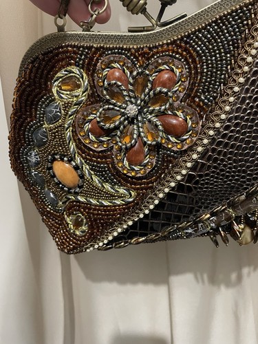Vintage Beaded Removable Strap Clutch - Crossbody Bag By Chico’s - Picture 6 of 11