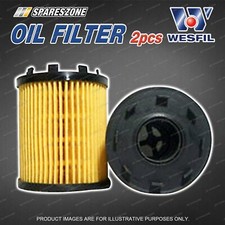 2 x Wesfil Oil Filters for Fiat 500 150 500X Punto Euro 4 5 Ritmo T Jet 4Cyl 16V