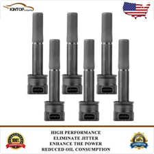 6 Ignition Coils Pack For Mitsubishi 2004-2006 Galant 2004-2008 Endeavor