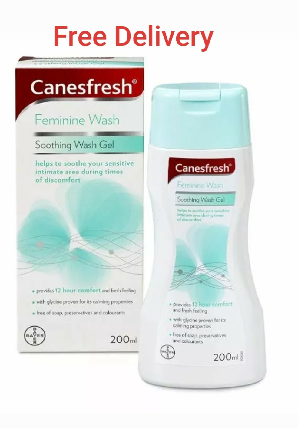 Canesten Canesfresh Intimate Care Soothing Gel Wash 200ml x6 - Image 9