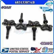 68313387AB New 4PCS Version TPMS TIRE PRESSURE SENSOR For CHRYSLER DODGE JEEP US