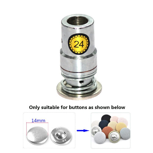 Round Fabric Aluminum Covered Cloth Button Press Die Assembly Tool Mold - Picture 18 of 27