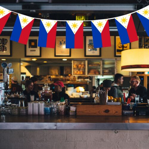 Anley Philippines String Flag Pennant Banners - 33 Feet 38 Flags - Bild 7 von 7