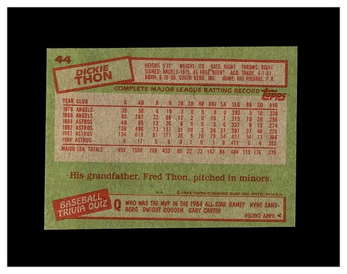 1985 TOPPS BASEBALL YOU PICK #1-199 SEE SCANS OF EVERY CARD SET BREAK NEW LIST - Picture 89 of 397
