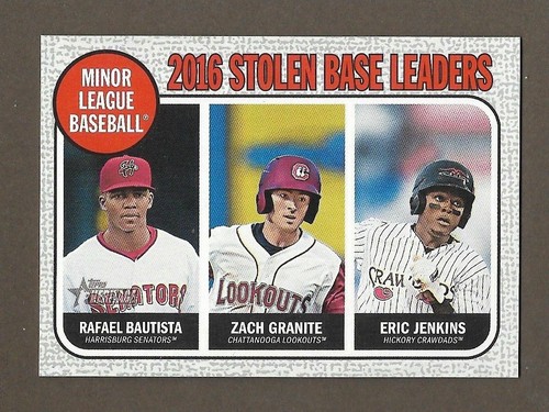 2017 TOPPS HERITAGE MINORS GRAY Border Parallel #/25 - PICK ANY YOU WANT - Picture 9 of 10
