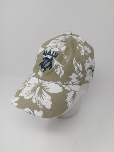 Maui Hawaiian Tropical Floral Strap Back Dad Hat Adjustable DPC Cap