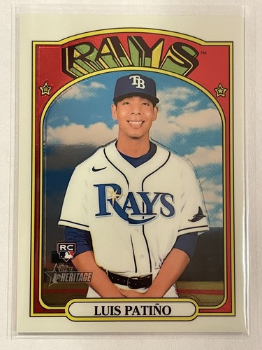 2021 Topps Heritage High Number Luis Patino Chrom/999 Rookie RC #632 Baseball