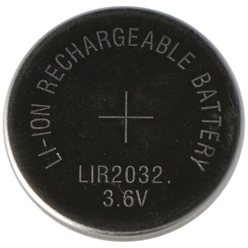 LIR2032 Li-Ion Akku 3,6V Akku LIR 2032, 3,2 x 20 mm, 3.6V Button Cell Liion - Bild 2 von 4