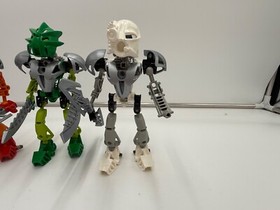 Lego Bionicle Toa nuva and mata Near complete with 10 out of the 12 with manuals