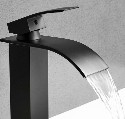 Rubinetto lavabo bagno miscelatore cascata monocomando bidet lavello casa ottone - Foto 13 di 96