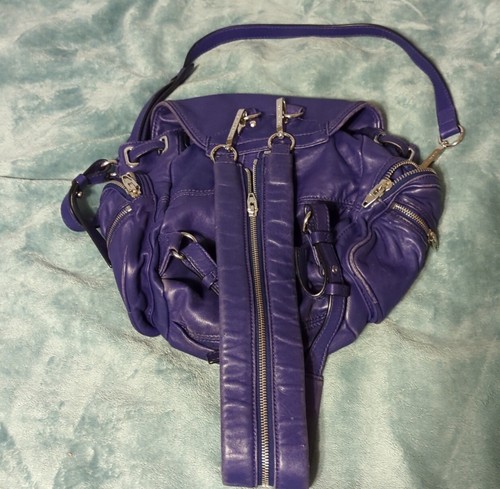 ALEXANDER WANG Marti 3 way Purple Backpack Buttery Leather. Excellent Condition - Picture 5 of 16