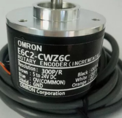 New In Box Omron E6C2-CWZ6C 300P/R 5-24V DC 2m Rotary Encoder