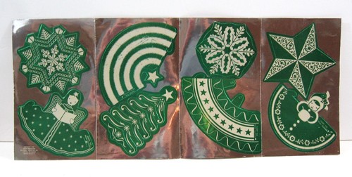 De colección 1947 Buena Suerte Margarina Promo Paquete Adv Lámina Adornos de Navidad Sin Usar (G) - Imagen 2 de 3
