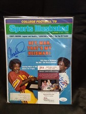 Charles White Billy Sims Signed College Football '79 Sports Illustrated JSA -1 #