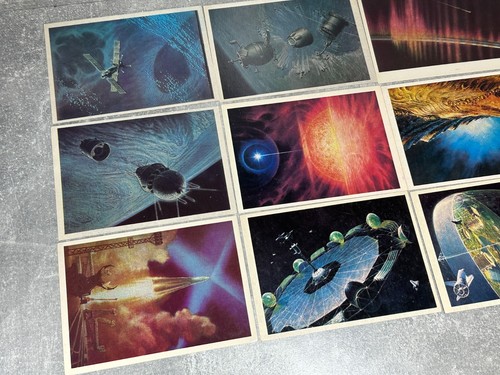 Vintage postcards Space theme, planets - Picture 12 of 12