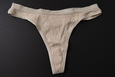 VTG Y2K Victoria's Secret Signature Cotton Low Rise Thong Panty SMALL