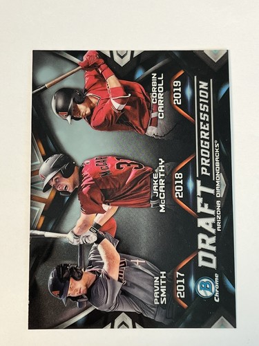 2019 Bowman Chrome Corbin Carroll Draft Progression DPR-ARI Arizona Diamondbacks - Picture 5 of 6