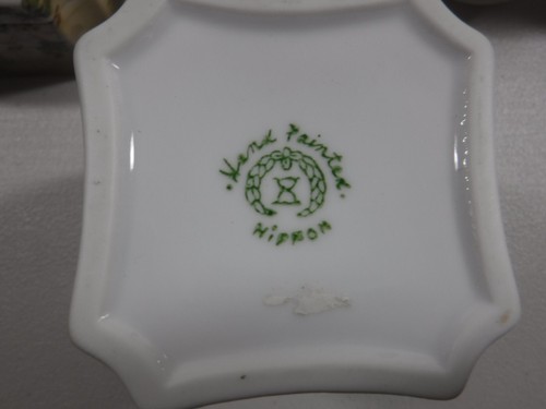 Vintage Nippon handbemalt 5-teiliges Parfüm Porzellan Kommode Set mit Deckel - Bild 9 von 13