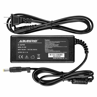 12V AC Power Adapter for NEC Multisync LCD1565TM L152E5 LCD Monitor Charger PSU