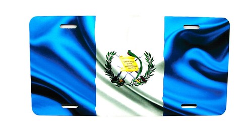 GUATEMALA GUATEMALAN FLAG METAL CAR NOVELTY LICENSE PLATE AUTO TAG - Picture 12 of 15