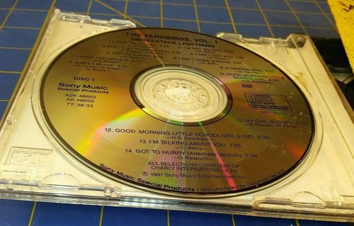 Vol.1:Smokestack Lightning by The Yardbirds(2CDs,1991,Columbia) *RARE* - Picture 7 of 12