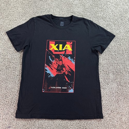 Xia Li WWE Shirt Mens Large Black Red Volume 1 Wrestling Wrestler Short Sleeve *